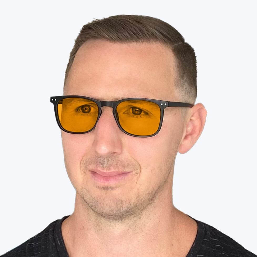 SunDown Taylor Blue Blocking Glasses - Black